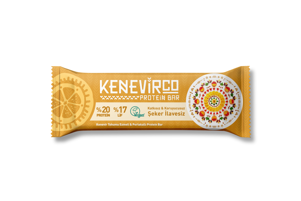 Portakallı Protein Bar (12'li)