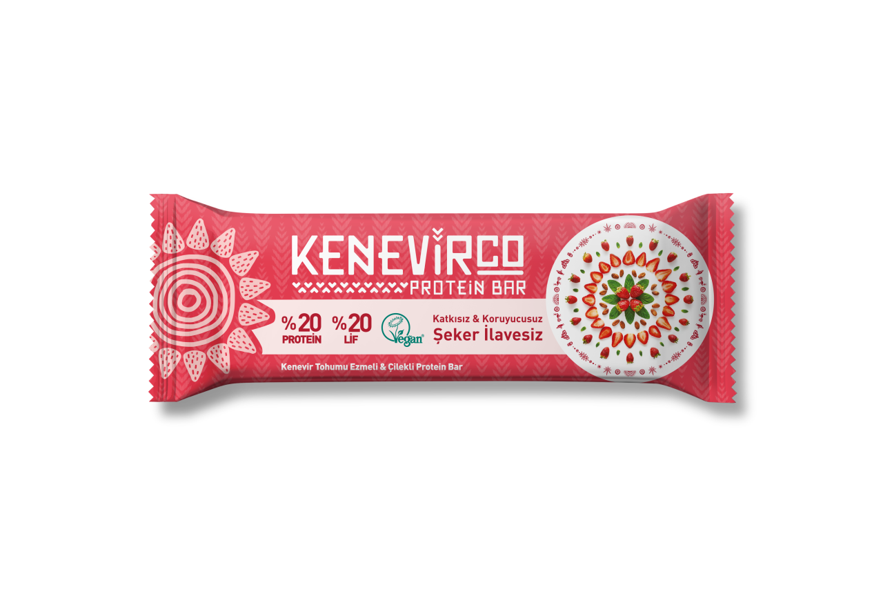 Çilekli Protein Bar (12'li)