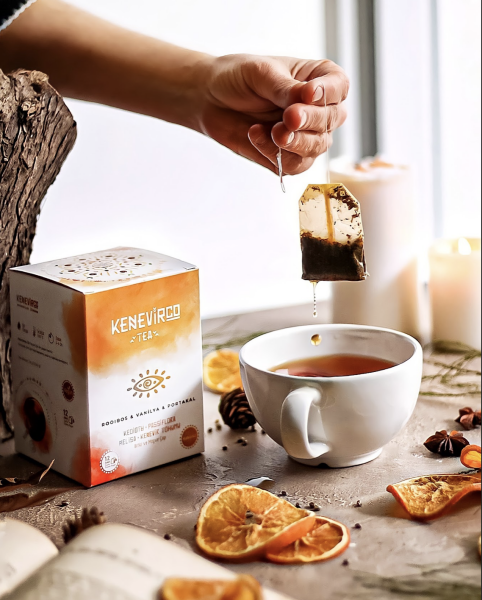 Vanilya ve Portakallı Kenevir Tohumu Çayı